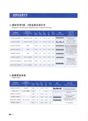 棉纺针布
